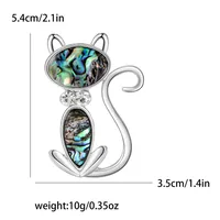 Cute Cat Alloy Women's Brooches main image 2