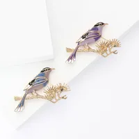 Simple Style Classic Style Magpie Alloy Enamel Women's Brooches main image 1