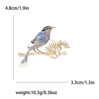 Simple Style Classic Style Magpie Alloy Enamel Women's Brooches sku image 1
