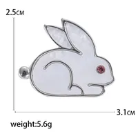 Cute Basic Rabbit Alloy Women's Brooches main image 2