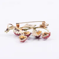 Sweet Simple Style Strawberry Alloy Enamel Women's Brooches main image 5