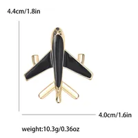 Simple Style Classic Style Airplane Alloy Women's Brooches main image 2