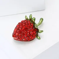 Sweet Simple Style Strawberry Alloy Women's Brooches main image 3