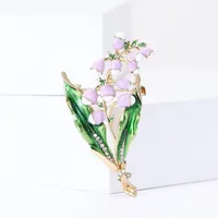 Elegant Simple Style Flower Alloy Enamel Women's Brooches main image 3