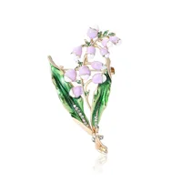Elegant Simple Style Flower Alloy Enamel Women's Brooches main image 5