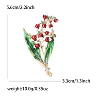 Elegant Simple Style Flower Alloy Enamel Women's Brooches sku image 1
