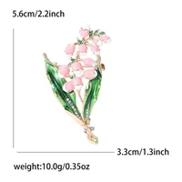 Elegant Simple Style Flower Alloy Enamel Women's Brooches sku image 3