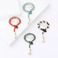Simple Style Classic Style Snake Alloy Enamel Unisex Brooches main image 1