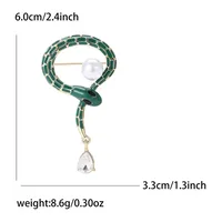 Simple Style Classic Style Snake Alloy Enamel Unisex Brooches sku image 3