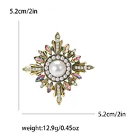 Luxurious Shiny Geometric Alloy Women's Brooches main image 2