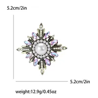Luxurious Shiny Geometric Alloy Women's Brooches sku image 1