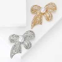 Elegant Classic Style Bow Knot Alloy Women's Brooches main image 1