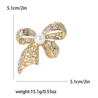 Elegant Classic Style Bow Knot Alloy Women's Brooches main image 2
