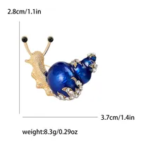 Casual Cute Snails Alloy Women's Brooches sku image 3