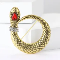 Casual Vintage Style Snake Alloy Unisex Brooches main image 4
