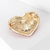 Sweet Heart Shape Alloy Rhinestones Women's Brooches main image 5