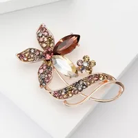 Elegant Glam Flower Alloy Rhinestones Women's Brooches main image 4