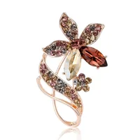 Elegant Glam Flower Alloy Rhinestones Women's Brooches main image 5