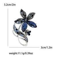 Elegant Glam Flower Alloy Rhinestones Women's Brooches sku image 2