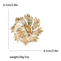 Elegant Fireworks Alloy Women's Brooches main image 2