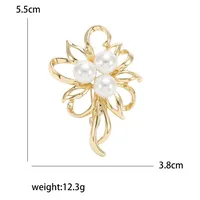 Elegant Lady Flower Alloy Women's Brooches main image 2