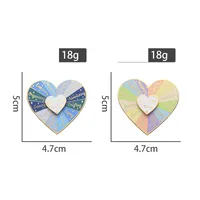 Novelty Letter Heart Shape Alloy Rotatable Plating Unisex Brooches main image 2
