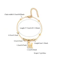 Elegant Simple Style Classic Style Letter 201 Stainless Steel 304 Stainless Steel Women's Bracelets main image 2