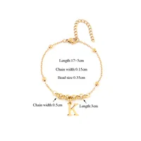 Elegant Simple Style Classic Style Letter 201 Stainless Steel 304 Stainless Steel Women's Bracelets sku image 11
