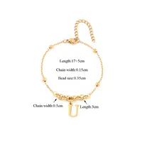 Elegant Simple Style Classic Style Letter 201 Stainless Steel 304 Stainless Steel Women's Bracelets sku image 25