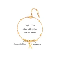 Elegant Simple Style Classic Style Letter 201 Stainless Steel 304 Stainless Steel Women's Bracelets sku image 26