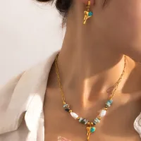 Simple Style Heart Shape Titanium Steel Plating Women's Jewelry Set main image 5