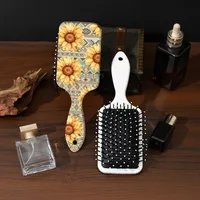 Elegant Retro Sunflower ABS Hair Comb 1 Piece main image 5