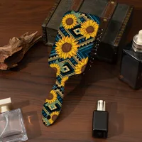 Elegant Retro Sunflower ABS Hair Comb 1 Piece sku image 2