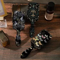 Elegant Retro Butterfly ABS Hair Comb 1 Piece main image 1