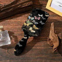Elegant Retro Butterfly ABS Hair Comb 1 Piece main image 2