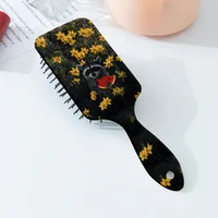 Elegant Retro Animal Flower ABS Hair Comb 1 Piece sku image 1