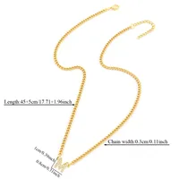 Casual Elegant Simple Style Letter 201 Stainless Steel 304 Stainless Steel Women's Necklace main image 2