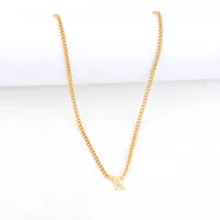 Casual Elegant Simple Style Letter 201 Stainless Steel 304 Stainless Steel Women's Necklace main image 4