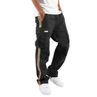 2023  Spring And Autumn New Men's Overalls  Independent Station  Drawstring Drawstring Pocket Contrast Color Trousers main image 1
