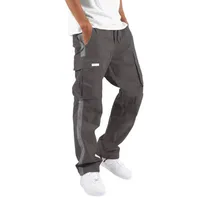 2023  Spring And Autumn New Men's Overalls  Independent Station  Drawstring Drawstring Pocket Contrast Color Trousers main image 5