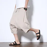 Chinese Style Cotton Low-Grade Baggy Pants Wide Leg Pants Non-Fading Non-Shrinking 3618 main image 2