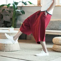 Chinese Style Cotton Low-Grade Baggy Pants Wide Leg Pants Non-Fading Non-Shrinking 3618 main image 5