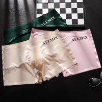 3D Pouch Sexy Letters Translucent Ice Silk Thin Men's Underwear Boxer Shorts Underpants main image 1
