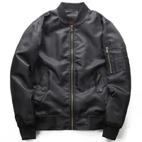 Spring And Autumn Stand Collar Jacket Men's Air Force One MA-1 Pilot Men's Jacket main image 1