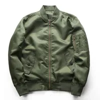 Spring And Autumn Stand Collar Jacket Men's Air Force One MA-1 Pilot Men's Jacket main image 4