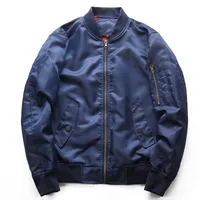 Spring And Autumn Stand Collar Jacket Men's Air Force One MA-1 Pilot Men's Jacket main image 2