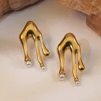 1 Pair Elegant Glam Heart Shape 304 Stainless Steel Ear Studs sku image 13
