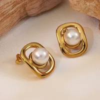 1 Pair Elegant Glam Heart Shape 304 Stainless Steel Ear Studs sku image 14