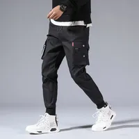 2021 New Pants Men's Korean-Style Fashionable Loose Student  Cropped Chic Casual Working Pants Fashion Brand Ankle Banded main image 2
