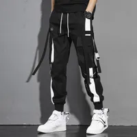 2021 New Pants Men's Korean-Style Fashionable Loose Student  Cropped Chic Casual Working Pants Fashion Brand Ankle Banded main image 3